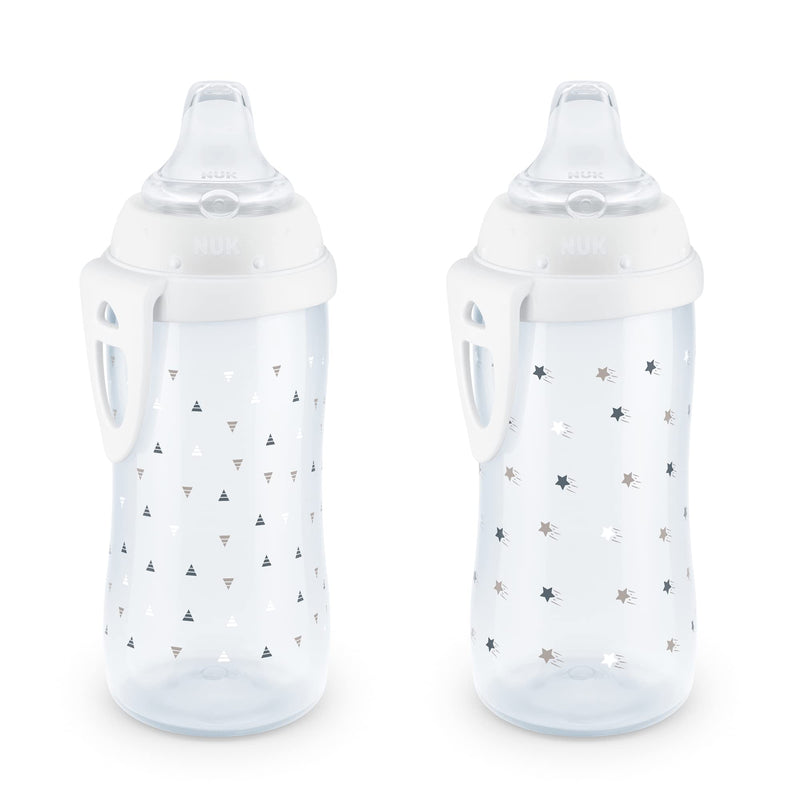 NUK Active Sippy Cup, 10 oz, 2 Pack, 12+ Months, Timeless Collection, Amazon Exclusive