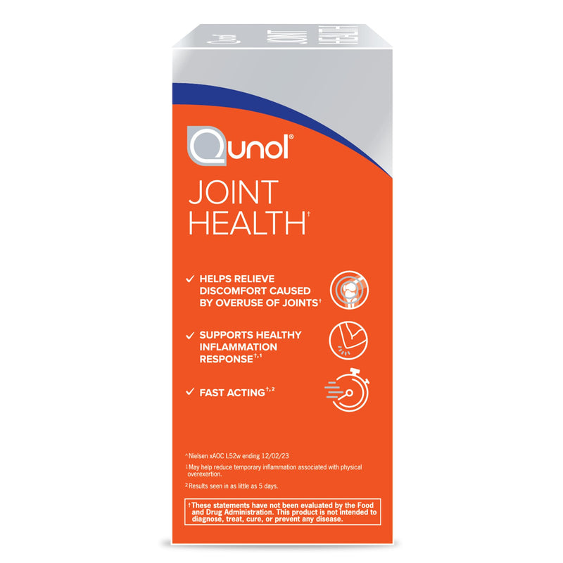 [Australia] - Qunol 5-in-1 Joint Support Supplement, Fast Acting, One Pill Dose, Support Healthy Inflammation Response & Discomfort Caused by Overuse of Joints, Alternative to Glucosamine Chondroitin MSM, 45 Count 