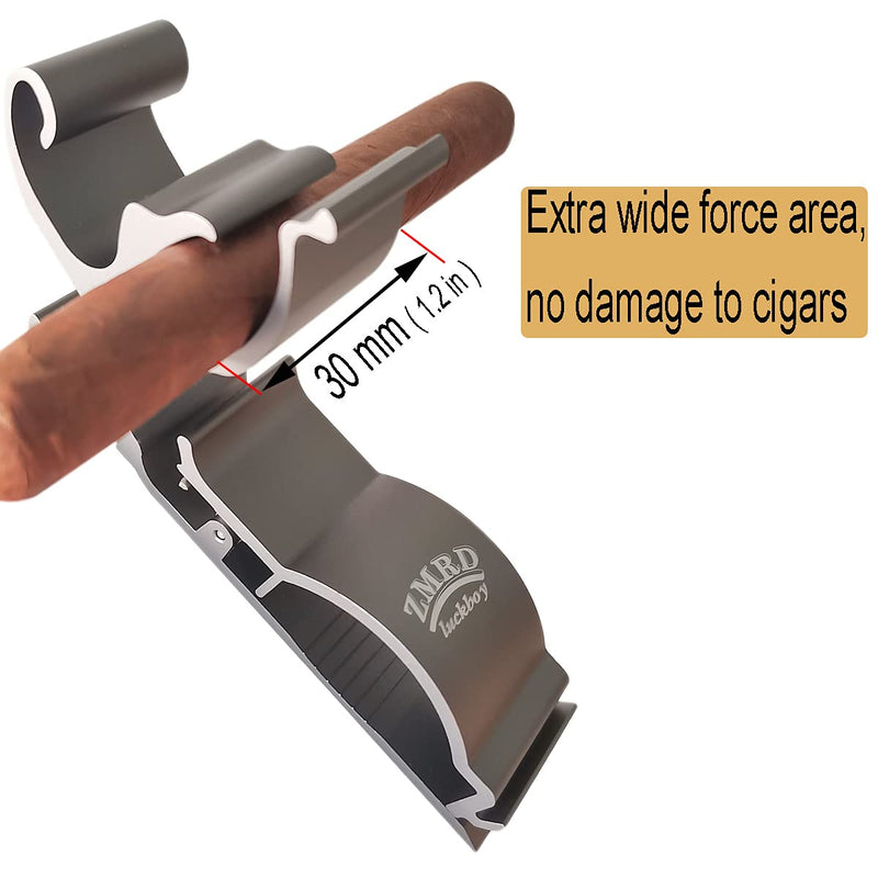 [Australia] - Cigar Holder, Durable Cigar Clip, Cigar Accessories， single cigar holder cigar holders for men cigar holders Cigar Stand Can Hold 30-60 Rings Cigars,Cigar For Men/Golfer 1 pc (grey) 