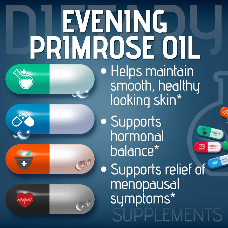 [Australia] - Evening Primrose Oil-Maintain Smooth-Healthy Looking Skin-Supports hormonal Balance-Supports hormonal Balance (1) 