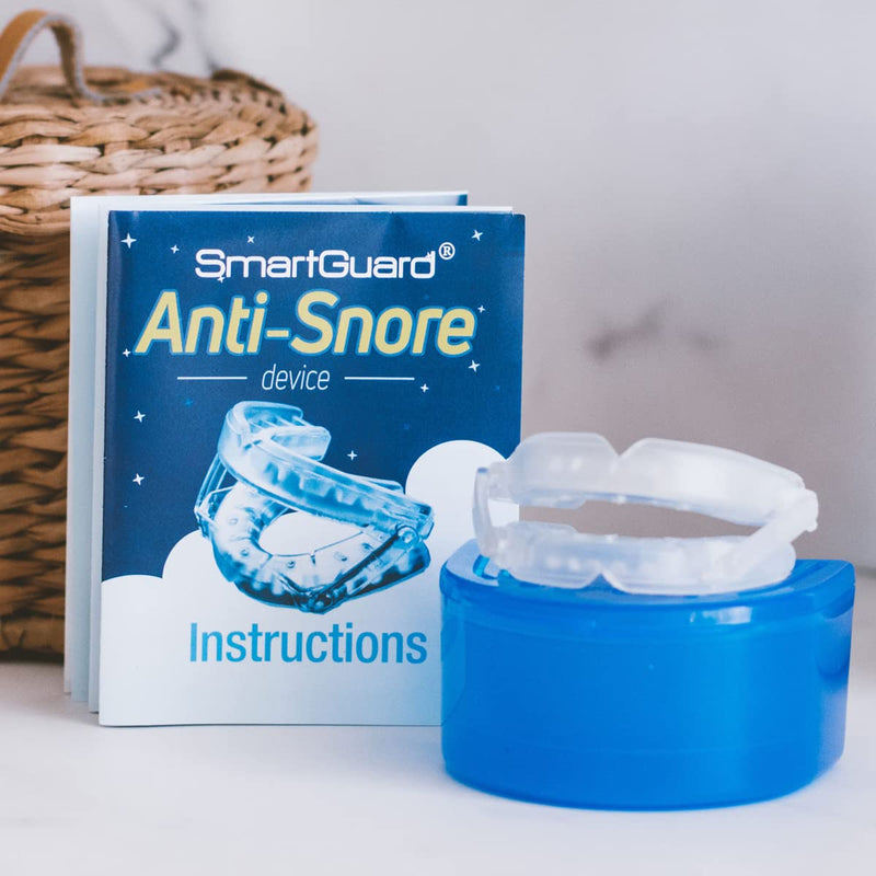 [Australia] - Anti Snore Device. New Customizable Snore Reducing Mouthpiece – Reduce Snoring Aid for Men and Women – Most Comfortable and Adjustable Oral Appliance - Holds Jaw Forward to Open Airway 
