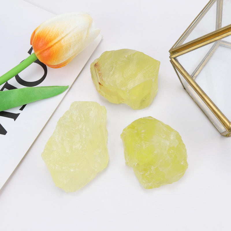 [Australia] - AWARDSEN Citrine Kristal Crystals Healing Stones, 5 cm Water Stones Rough Stones Natural Stones for Meditation, Witchcraft Ceremony, Natural Detection and Esoteric Gifts 1PCS D-citrine Crystal 