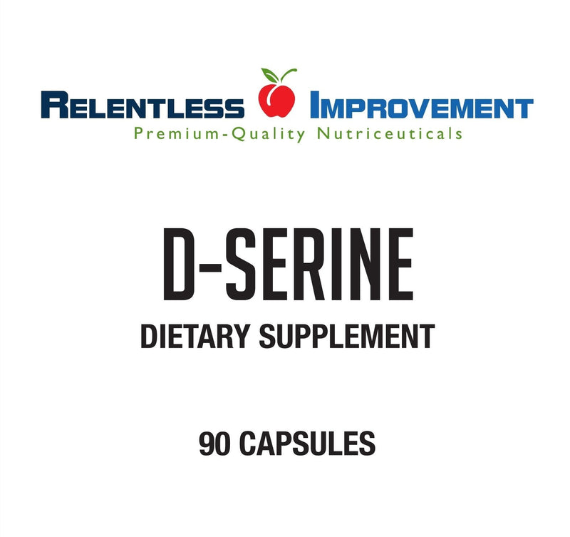 D-Serine Amino Acid 700mg 90 Count Vege Capsules | Cognitive Support, Neuroprotection Support, Mood Enhancement, No Animal Content