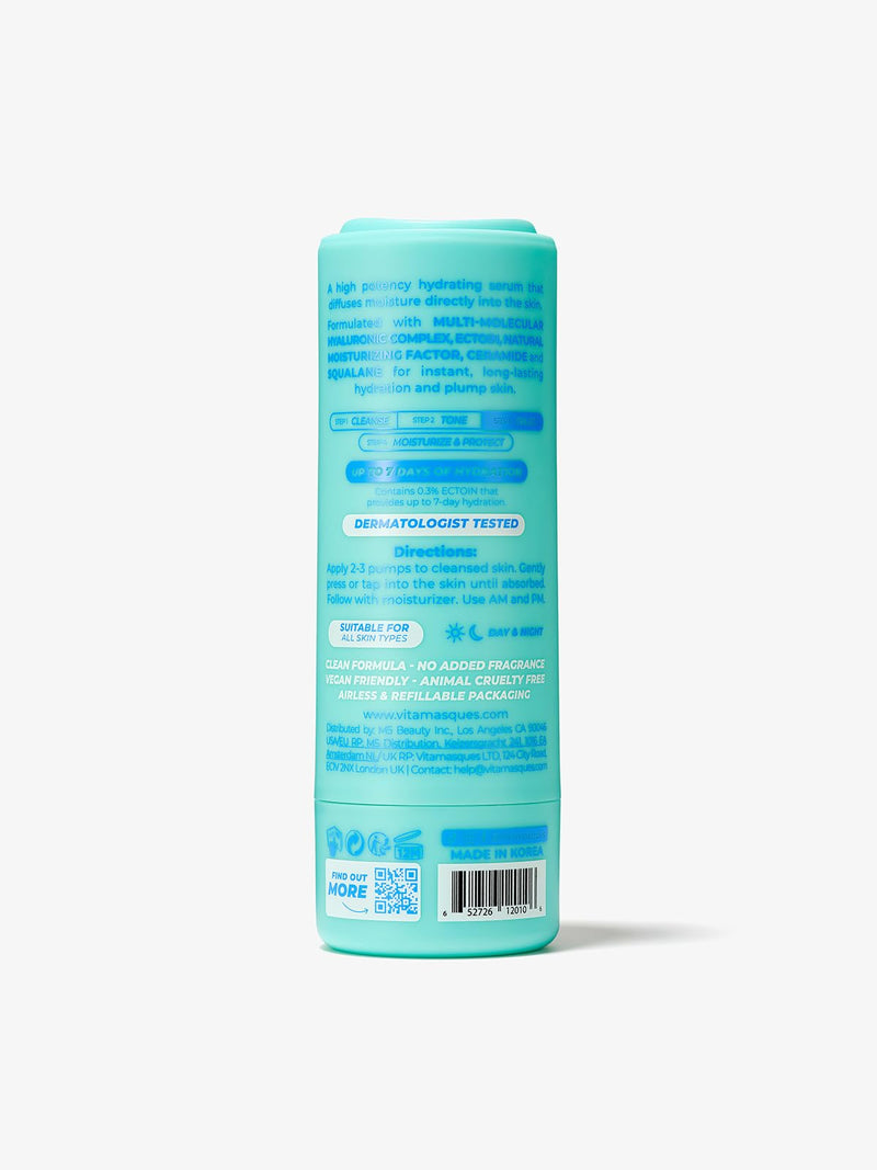 Vitamasques Hydrate & Plump Hydrating Face Serum - Lightweight Intense Hydrating Serum - 1.01 Fl Oz 1.01 Fl Oz (Pack of 1)
