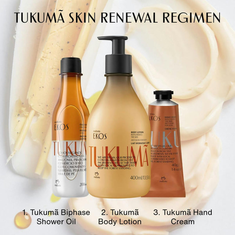 [Australia] - Natura – Tukumã Hyaluronic Acid Boosting Hand Cream - Moisturize & Improve Skin Texture - Anti-Signs & Anti-Aging- Vegan Skin Care - 2.6 oz (75g) 