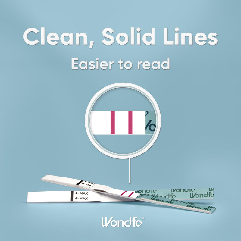 Wondfo Ovulation Test Strips [50 Count] - Ultra Accurate Ovulation Test Strips [20 Count] -Detecting LH Surge