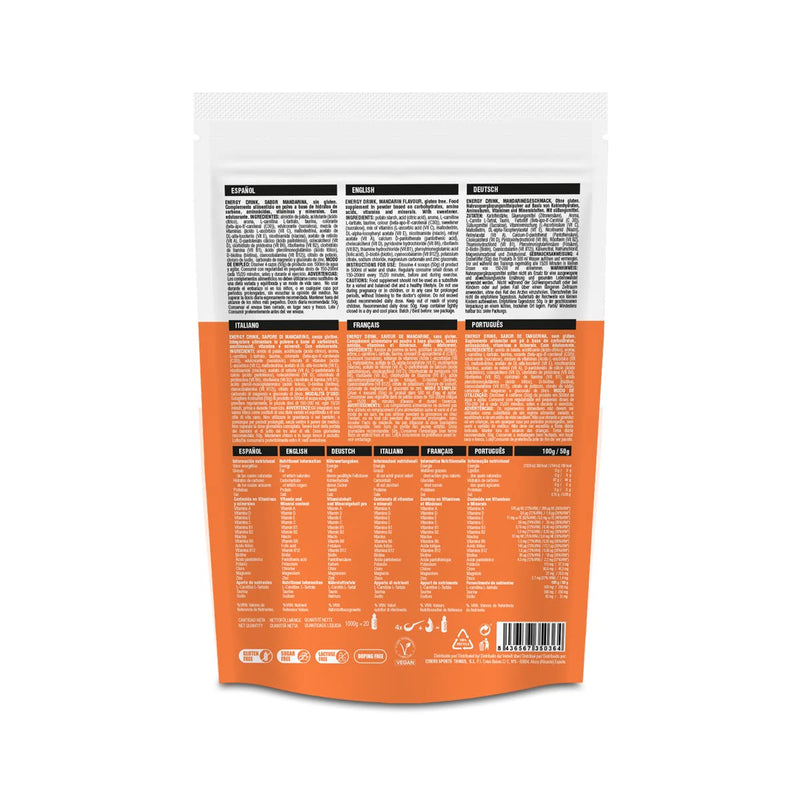 [Australia] - 226ERS Energy Drink | Drink powder with amylopectin, taurine and L-carnitine, gluten-free and lactose-free - energy booster in powder, mandarin - 1 kg 