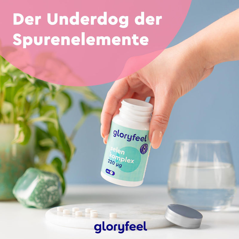 [Australia] - Selenium complex 220µg - 365 vegan tablets (1 year) - Complex of sodium selenite and selenomethionine - High-dose selenium & bioavailable - Laboratory tested, made in Germany without additives Tasteless 91 g (pack of 1) 