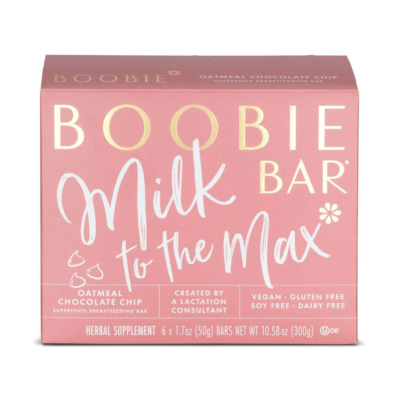 [Australia] - Boobie Bar Superfood Lactation 1.7 Ounce Bars Package May Vary, Oatmeal Chocolate Chip, 6 Count 6 Count (Pack of 1) 