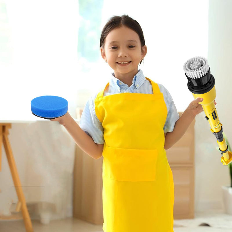 Replaceable Brush Heads Set, 9 Pack Brush Heads for Electric Spin Scrubber, Brush Heads for Uniqwamo Battery Powered Scrubber, Electric Shower Scrubber for Cleaning Bathroom, Kitchen, Car