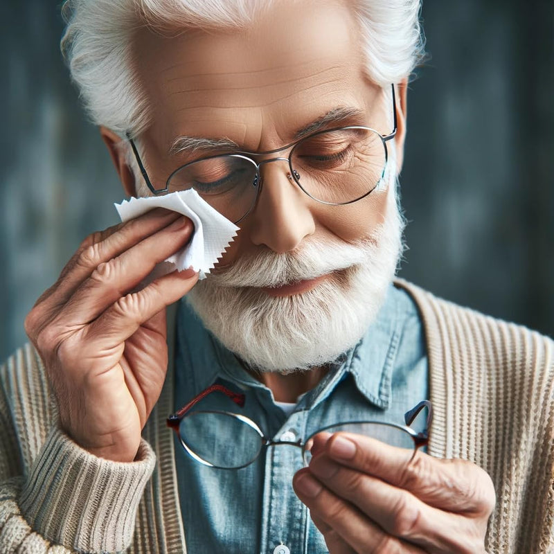 [Australia] - Eyeglasses Cleaning Cloth Glasses Cloths Bulk (5.5"x5.5", White, 100 pcs, No logo) for Eyeglasses, Lenses, Phones, Screens, Camera, Silverware, Delicate Surfaces (V1505) 