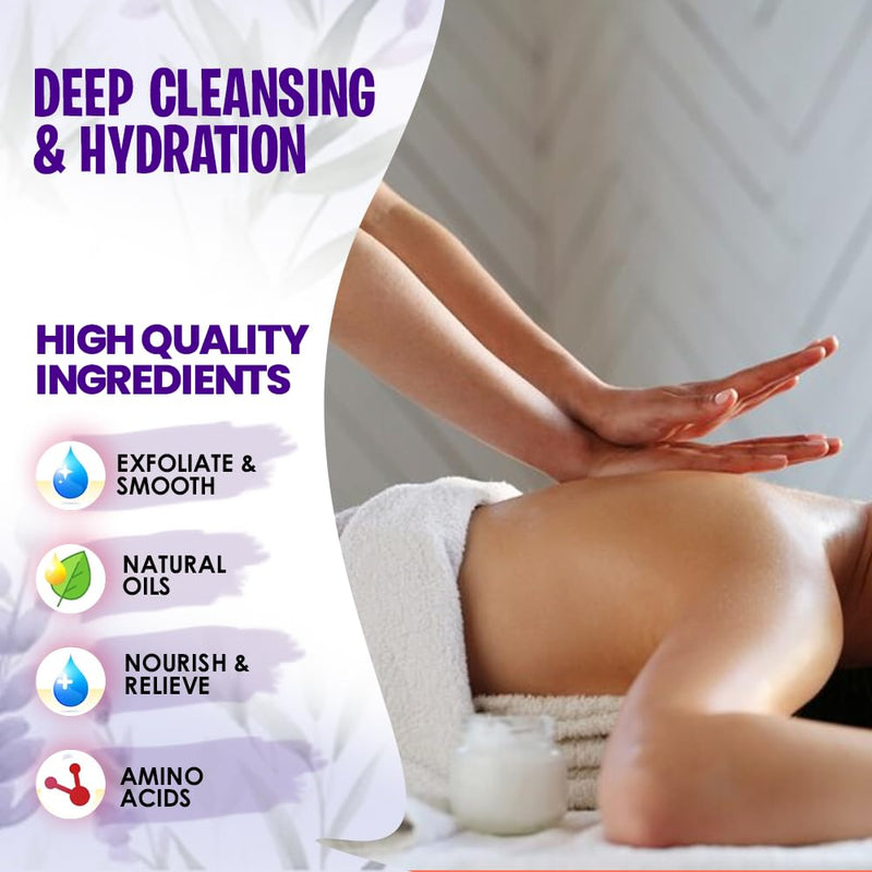 [Australia] - SPA REDI - Foot Cream, Sloughing Lotion, Lavender and Wildflower 128 Oz - Pedicure Massage Foot Care for Dry Cracked Feet, Scrub Gently, Exfoliating 128 Fl Oz (Pack of 1) 