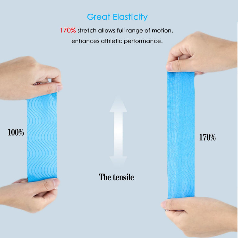 [Australia] - Pro Kinesiology Tape 40 Precut Strips,Elastic Athletic Tape,Original Cotton Waterproof Breathable Sports & Weightlifting Tape Muscles Pain Relief & Joints Support,K Tape(Pink) Pink 40PCS 