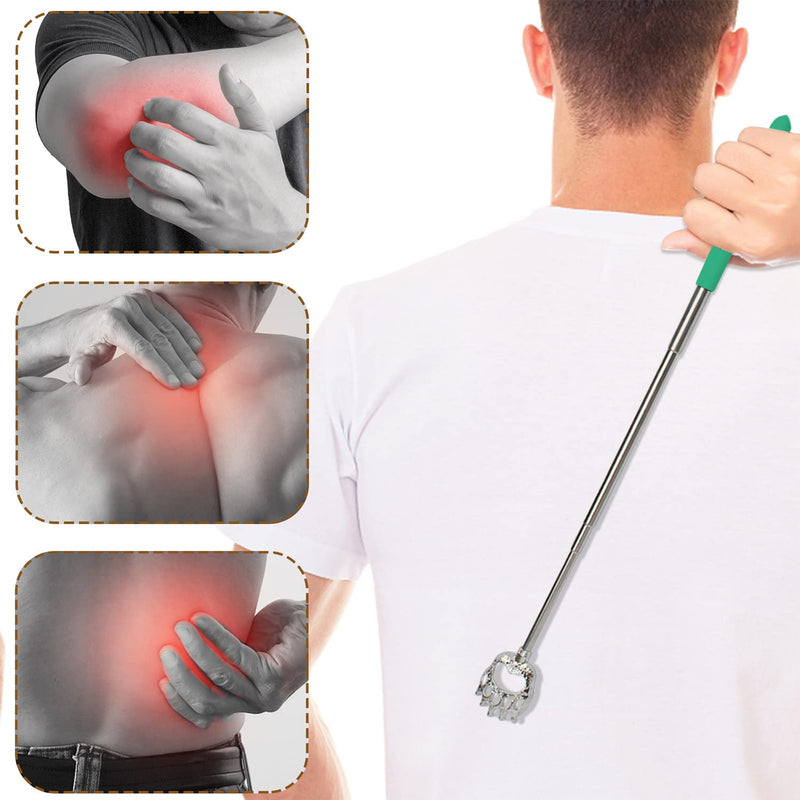 [Australia] - HOFASON 6 Pack Back Scratcher Fathers Day Dad Gifts, White Elephant Gifts for Adults, Stocking Stuffers for Men Women Teens, Prizes for Adults (Muti) Muti 