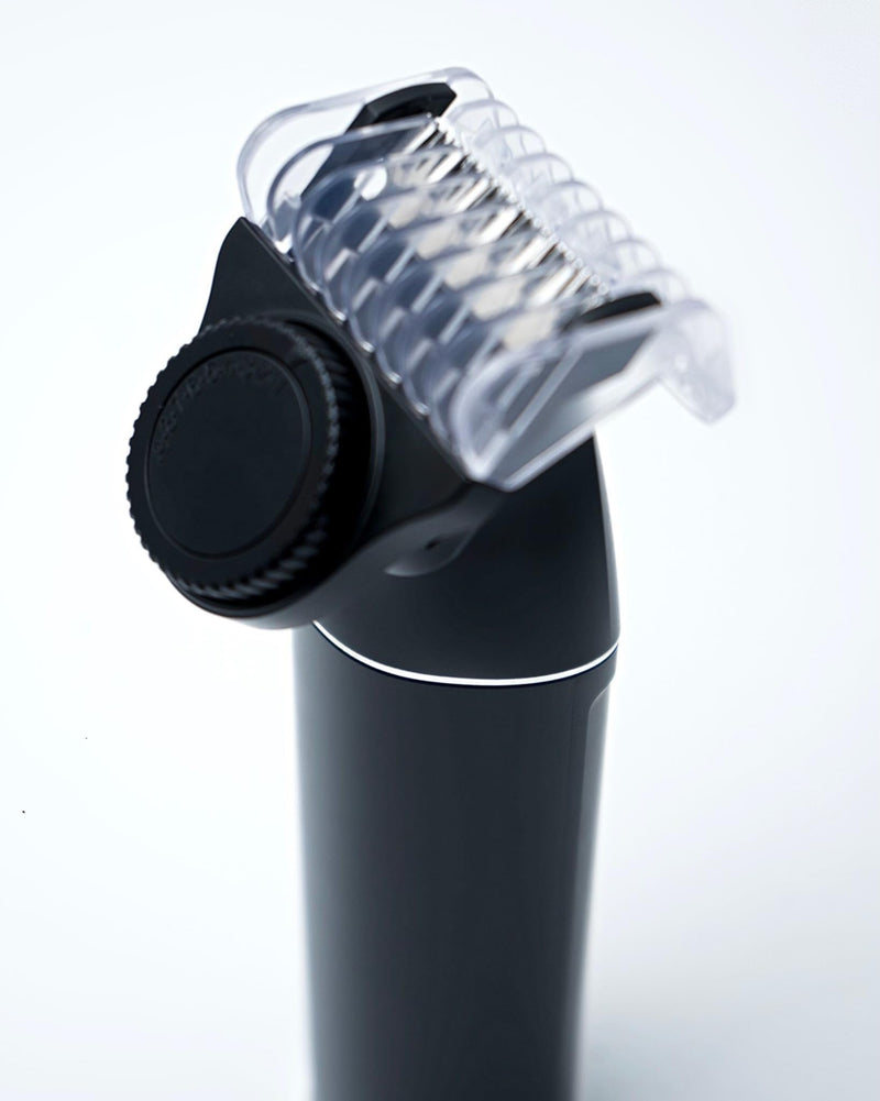 [Australia] - Supreme Trimmer All-in-One Waterproof Multigroomer for Men | Beard, Body, Pubic & Nose Hair Trimmer Kit | No-Nick LCD Grooming Clippers, Rechargeable Full Body Shaver | SMG3030 Black 