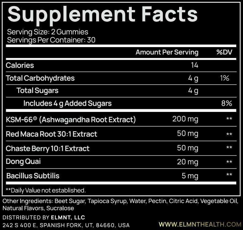 [Australia] - 4,050mg Libido Booster for Women KSM-66 Ashwagandha Gummies w. 30x Strength Red Maca Root - Strongest Female Libido Mood Booster + Hormone Balance for Women Cortisol Reducer & Stress Relief Gummy 