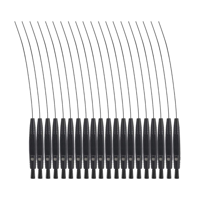 20Pcs Hearing Aid Cleaning Brush, Multifunctional Hearing Aid Cleaning Kit, Sound Tube and Earmold Vent Cleaner Universal Cleaning with Magnet for Hearing Amplifier Earbuds Headphones
