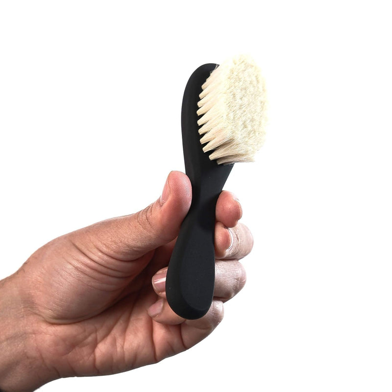 Level 3 Clipper Brush - Soft Bristles for Comfort - Compact and Elegant Design - Hair Stylist and Barbers - Level Three Mini Hair Brush 2 Pack