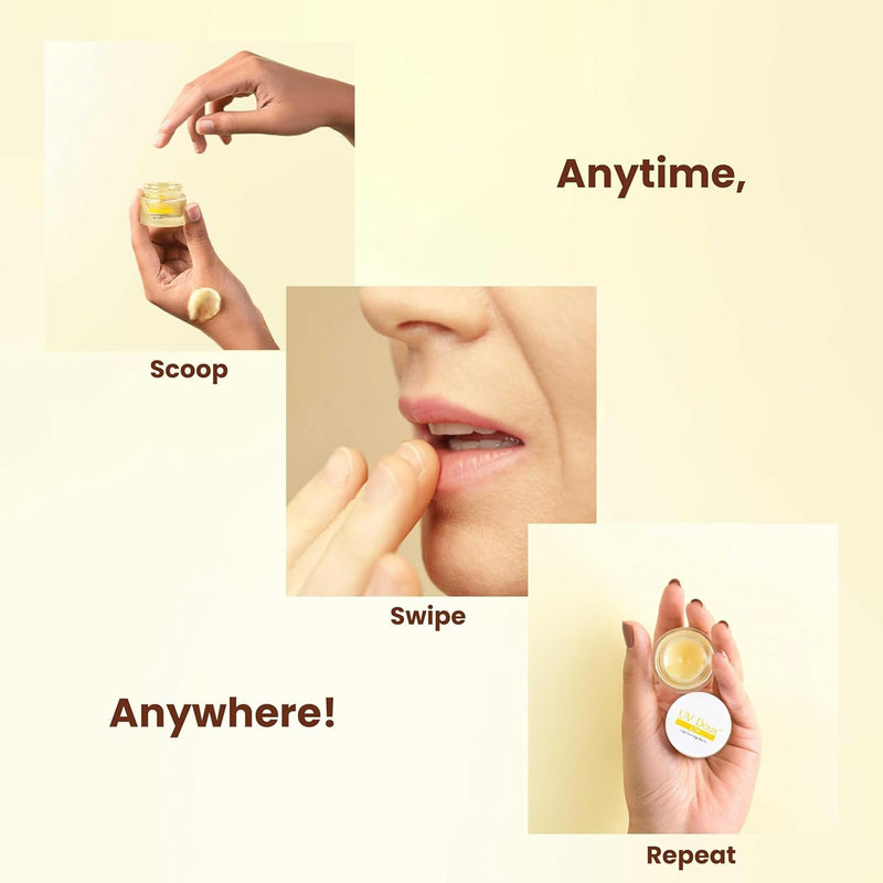 Brinton UV Doux Lip Balm SPF40 | Hydrates and Protects Lips with Almond Oil, Olive Oil and Vitamin E