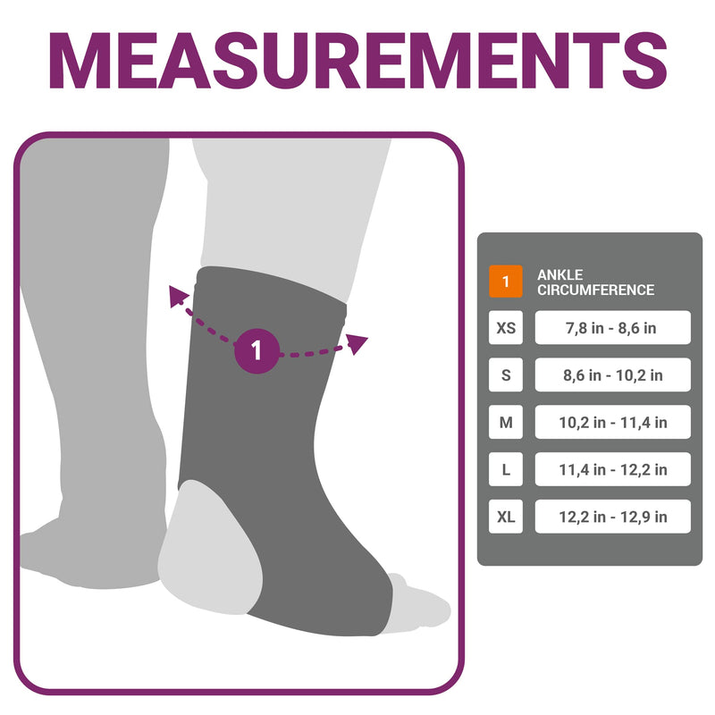 Hidrolight C/Tam-m (Unit), Ankle Stabilizer Splint and Band Adult Unisex, Black (Black), M Medium