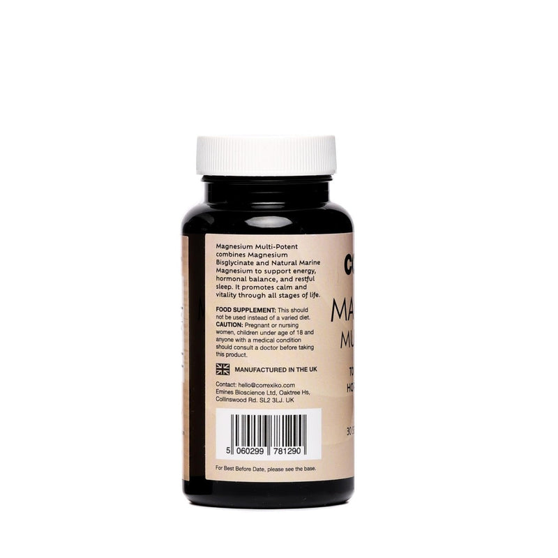CORREXIKO Multi-Potent Magnesium Capsules - 300mg Serving Magnesium Bisglycinate Supplement - High Absorption Glycinate Tablets - High Strength for Sleep Aid & Energy - 60 Capsules, 1 Month Supply 60 count (Pack of 1)