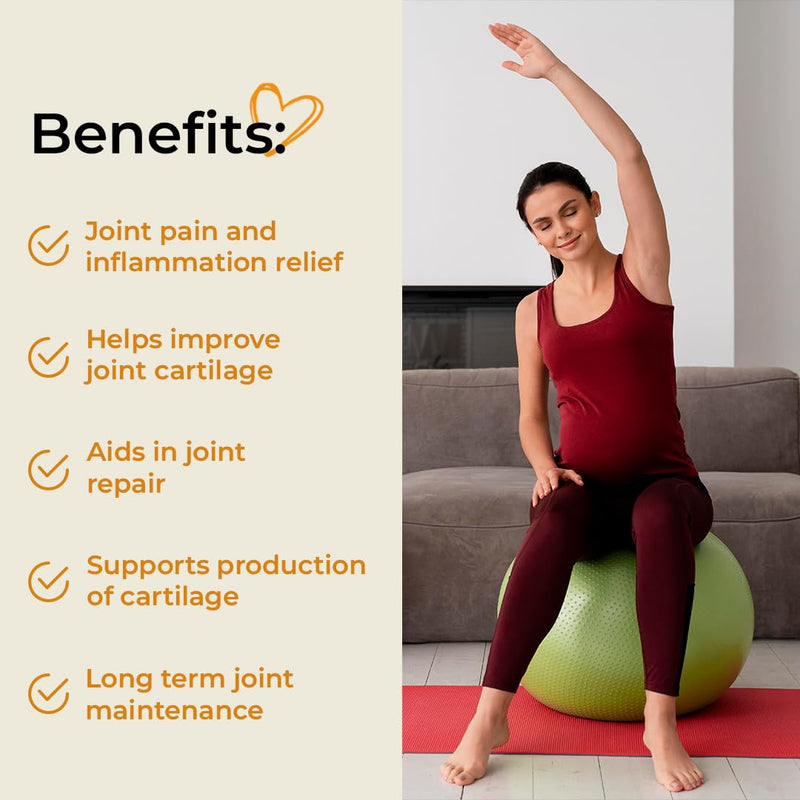 [Australia] - Ultimate Glucosamine Wellesley Therapeutics Inc, Aids Joint Repair, Mobility & Comfort, Long Term Joint Maintenance, Non-GMO, Gluten-Free, Dairy-Free, Diabetic Friendly, 60g, 30 Servings 