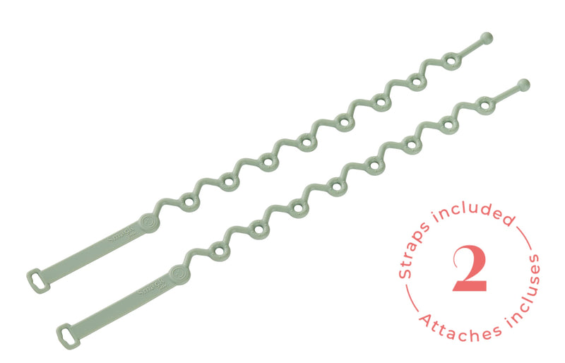 [Australia] - The Original All-in-one Suction Plates + Safety Toy Straps - Silicone Suction Plates for Toddlers + Baby - First Foods + Self-Feeding. Comes with 2 straps (Cambridge Blue) Cambridge Blue 