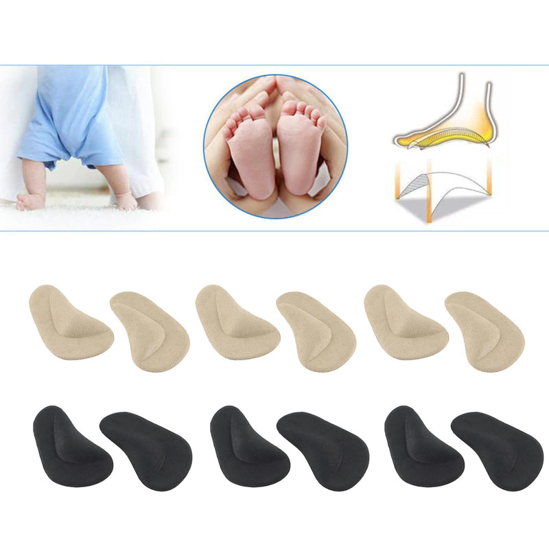 [Australia] - 6 pairs of arch pads, gel arch support insoles, flat foot insoles, high arch orthopedic insoles, silicone foot insoles insoles for foot pressure and foot pain relief 