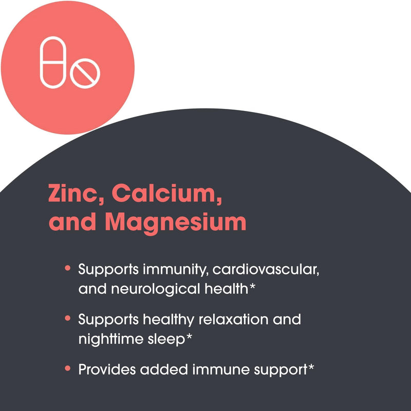 Metabolic Maintenance Cal Mag Zinc with Vitamin D, 240 Capsules | Calcium Magnesium Zinc with Vitamin D for Bone Density and Mineral Balance, High Absorption, Hypoallergenic