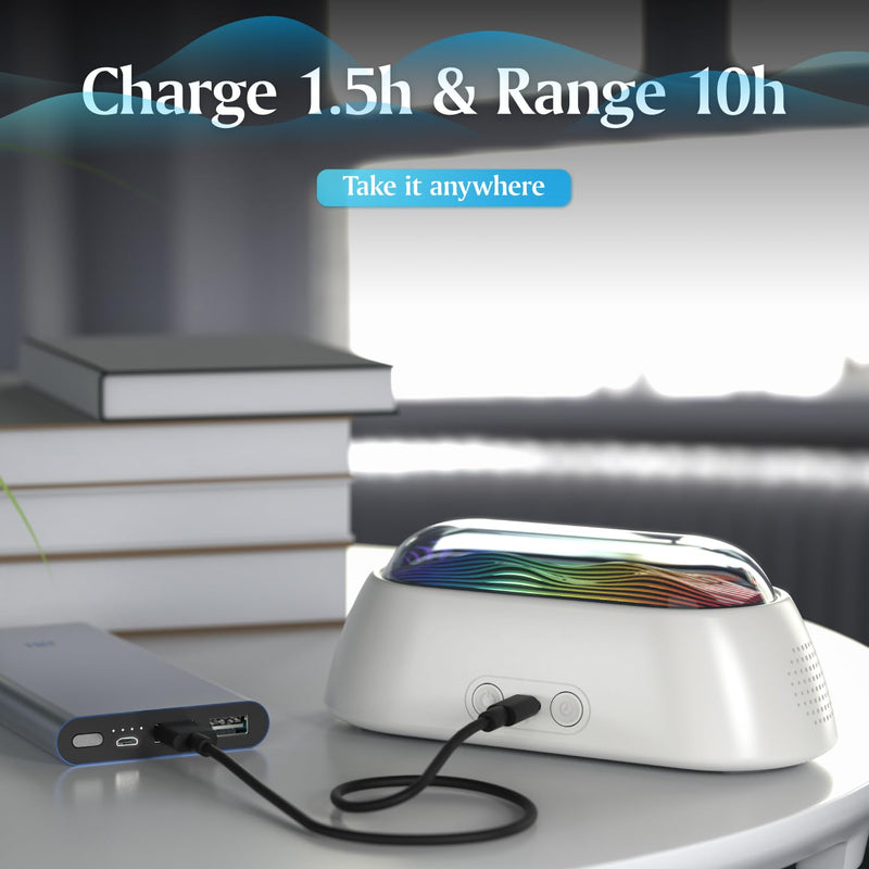 [Australia] - MOWETOO White Noise Machine Baby, Sleep Aid Babies & Adults Portable White Noise Machine with USB, 14 Soothing Sounds, 10 Hour Battery, Adjustable Color Lights and Time 