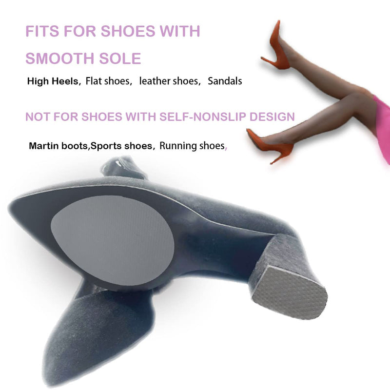 [Australia] - Non-Slip Shoes Pads Sole Protectors Adhesive, High Heels Anti-Slip Shoe Grips (Clear 3pairs) Clear 3pairs 