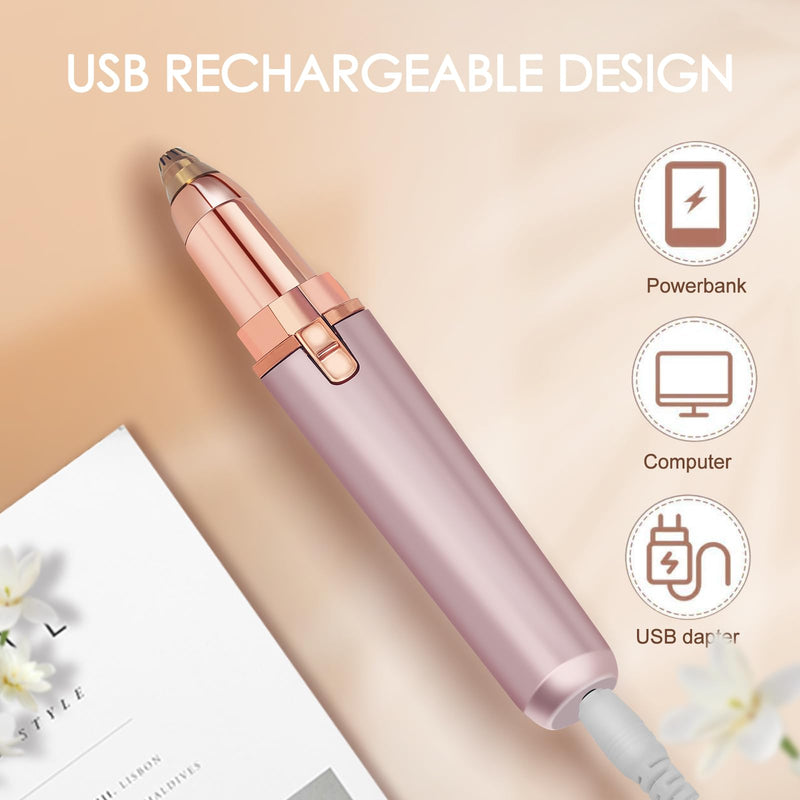 [Australia] - Electric eyebrow razor, eyebrow epilator for women, eyebrow trimmer, precise and painless eyebrow shaping for eyebrows, body hair, lips and chin 