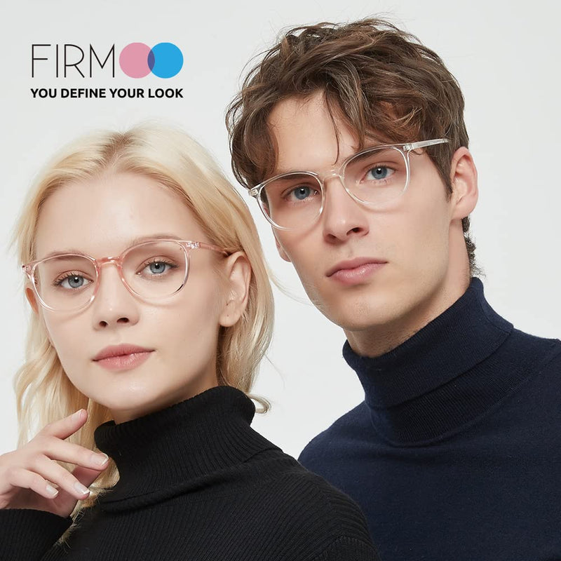[Australia] - Firmoo Blue Light Glasses Computer Glasses Anti Fatigue Blue Light UV Protective Glasses Women Men TR90 Transparent 0.00x 