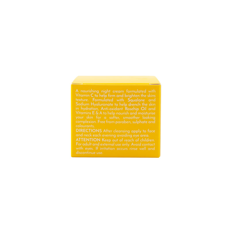 Om She Aromatherapy Vitamin C Night Cream 1.69fl oz - Brightening aand Smoothing, Squalane, Rosehip Oil. Australian Made.