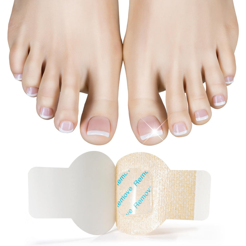 Nail Patches 21Pcs, Toenail & Fingernail Care Patches, 8-Hour Overnight Hydrogel Adhesive Wrap for Dry Brittle or Cracked Nails 1 Count (Pack of 21)