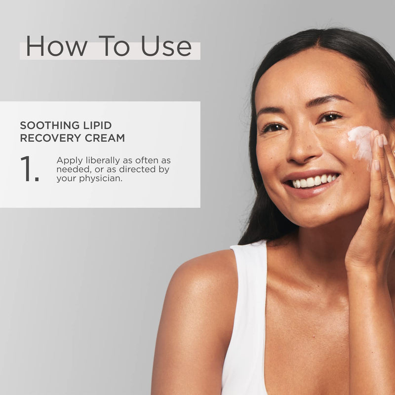 Glytone Soothing Lipid Recovery Cream | Face Moisturizer Hydrates, Calms & Restores Skin Barrier with Camelina Oil, Pro-Vitamin A & Shea Butter | Soothing Cream for Dry and Sensitive Skin - 2 fl oz