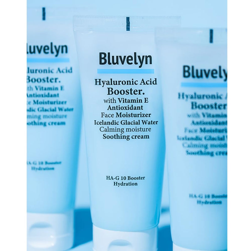 10X Hyaluronic Acid Soothing Cream – 100,000ppm High-Strength Hydration, 70% Iceland Glacier Water, Vitamin E, Lightweight Moisturizer for All Skin Types, 3.4 fl. oz / 100ml