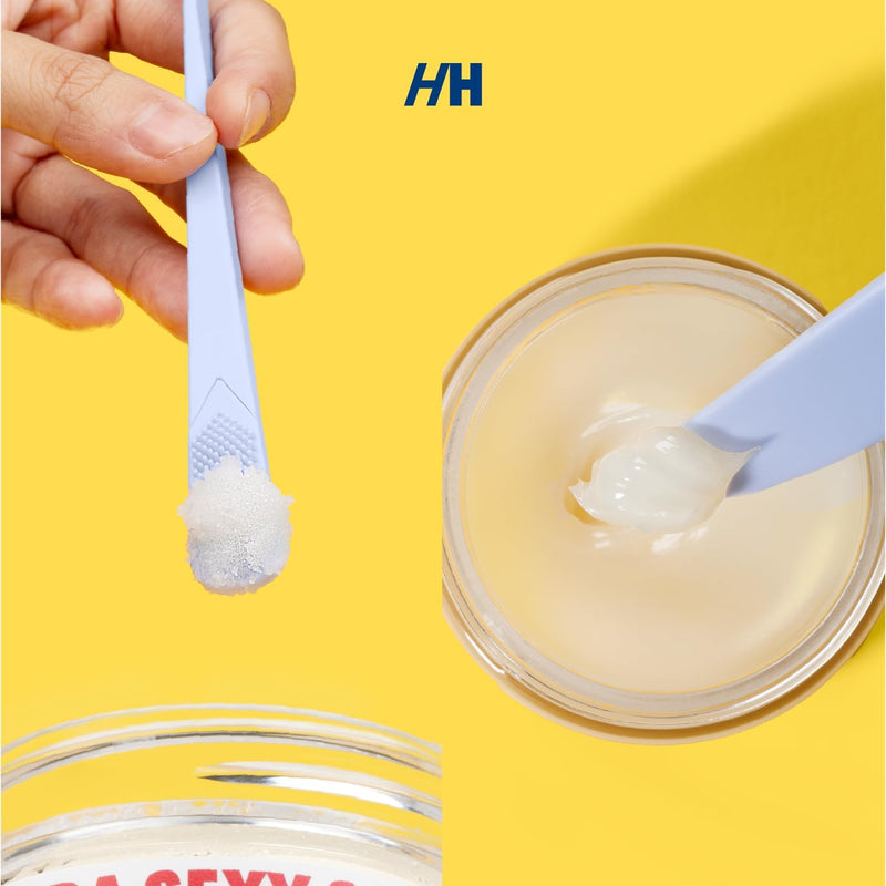 [Australia] - Handmade Heroes Lip Brush, Reusable Lip Exfoliator - Gentle Exfoliant, Use with Sugar Lip Polish and Lip Exfoliator Scrubber for Chapped and Dry Lips 2pc 