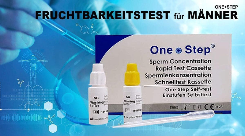 [Australia] - Pack of 2 One+Step Fertility Test for Men - Sperm Test Sperm Test for Men Sperm Test - Measures the concentration of sperm 
