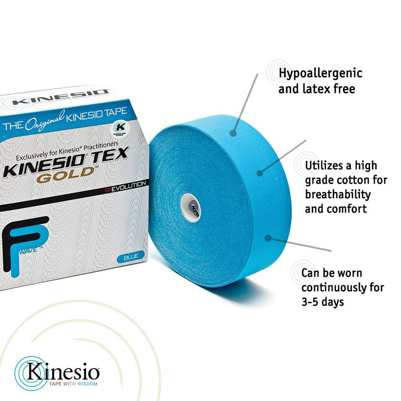 [Australia] - Kinesio Taping - Elastic Therapeutic Athletic Tape Tex Gold FP - Bulk Roll - Red – 2 in. x 103 ft 