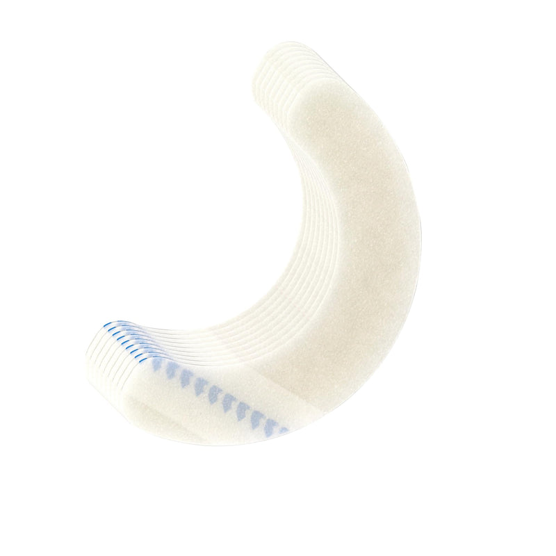 [Australia] - 20PCS Elastic Ostomy Barrier Strips, Adhesive Flange Seal Extender Strip for Colostomy Bags, Ostomy Supplies Curved Ileostomy Tape for Stoma Urostomy Bag, 1inch Hydrocolloid Skin Barrier Extenders 