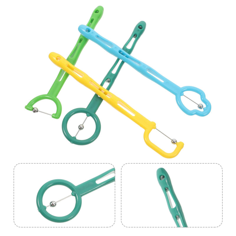 [Australia] - Tongue Trainer, 4PCS Tongue Exerciser for Speech Myofunctional Therapy Tools Tip Lateralization and Elevation Therapeutic Tool Set for Apraxia Improve Feeding Skills 