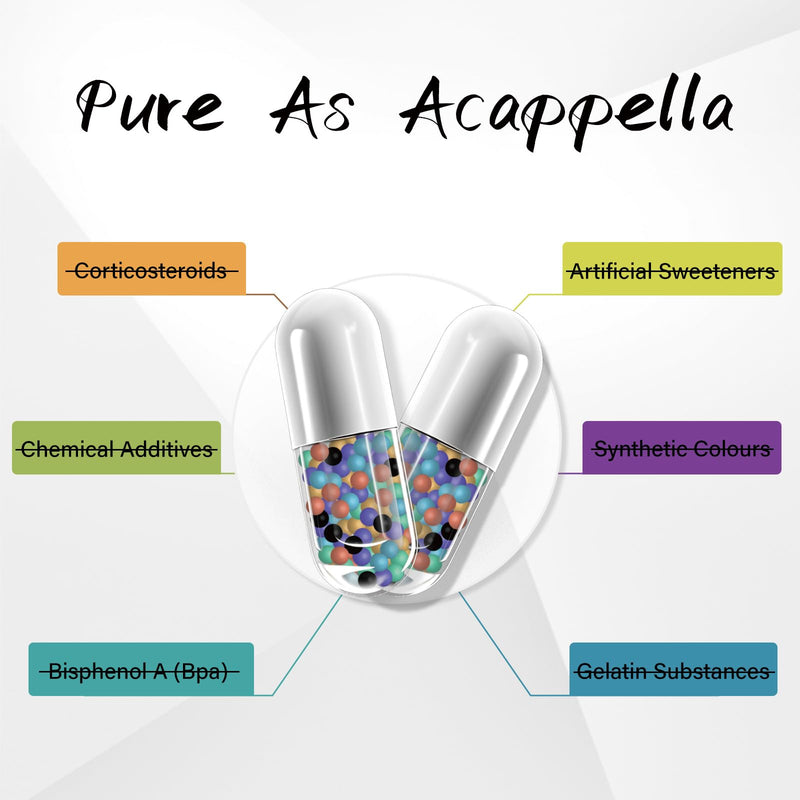 ACAPPELLA Vitamin D3 K2 Capsule Quercetin NAC N-Acetyl Cysteine Sarracenia Supplement Zinc Supplements 120 Count