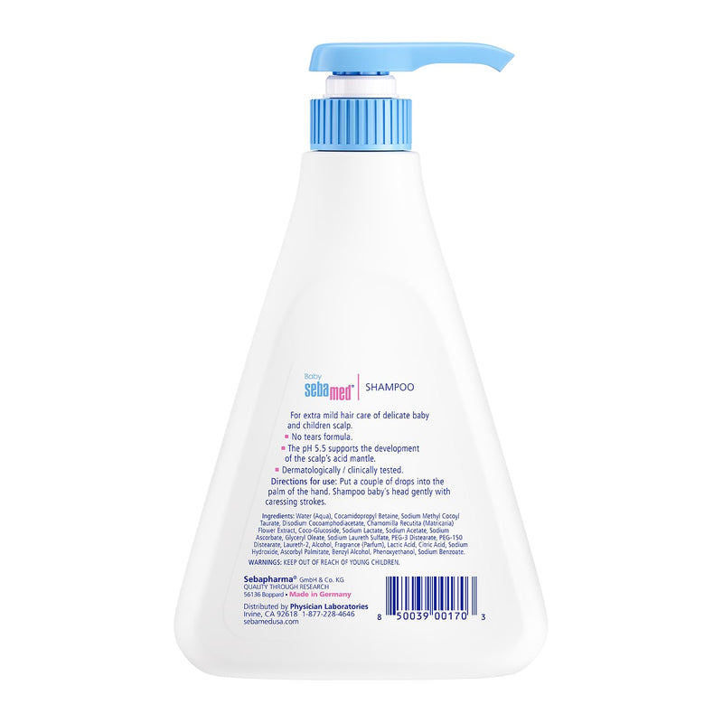 [Australia] - Sebamed Children's Shampoo, 500 ml, 16.9 Fluid Ounce 17 Fl Oz (Pack of 1) 