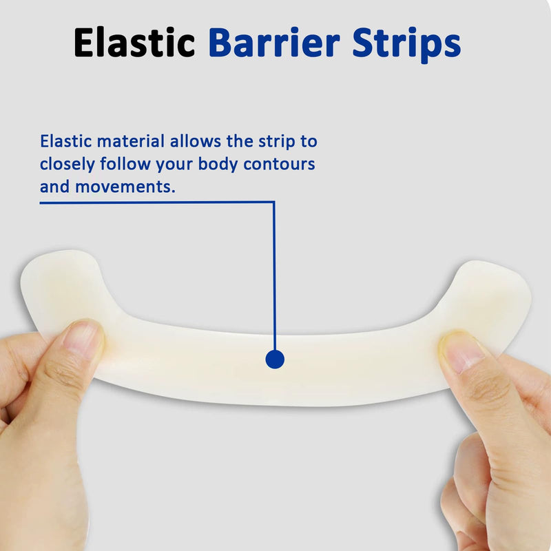 [Australia] - 30PCS Ostomy Barrier Strips, Medical Hydrocolloid Ostomy Supplies, Elastic Barrier Strips, Waterproof Leak-Free Skin Adhesive Barrier Tapes for Stoma Colostomy Bags 