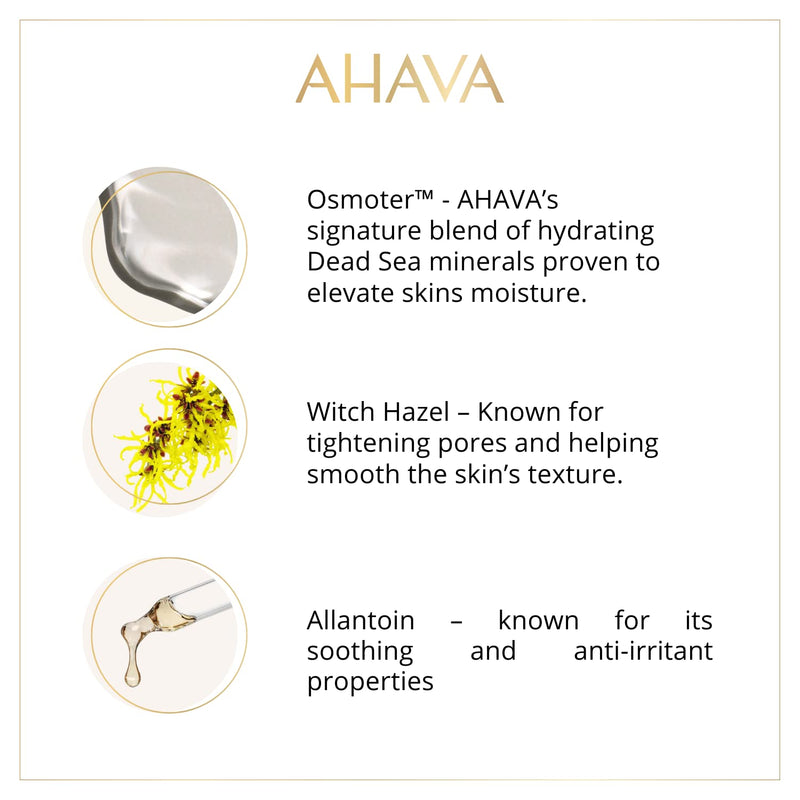 AHAVA Dead Sea Water Mineral Hand Cream - Hand Moisturizer For Dry Cracked Hands, Light & Fast Absorbing, Enriched with Exclusive blend Osmoter, Smoothing Witch Hazel & Soothing Allantoin Original 3.4 Fl Oz (Pack of 1)