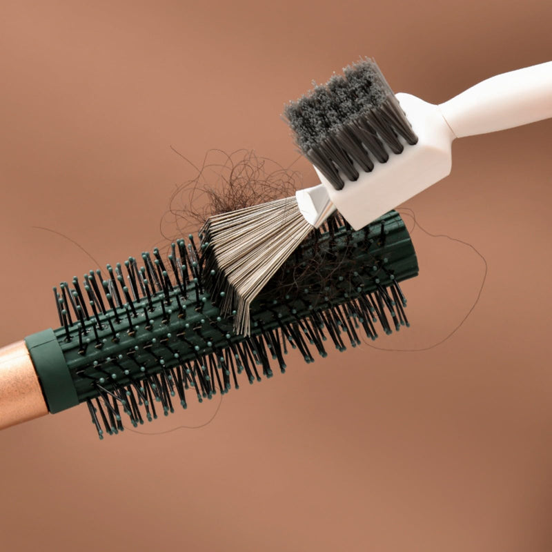 [Australia] - Hair Brush Cleaner 2-in-1 with Steel Wire & Bristles Bristles+Rake Deep Clean 1 