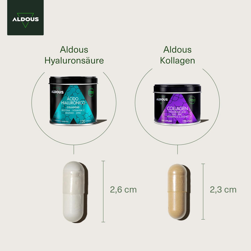 [Australia] - Hyaluronic acid collagen complex - with biotin, selenium, zinc, vitamin C - 120 capsules XL - high-dose hyaluronic capsules - vitamins for hair, skin and nails - 1000 mg collagen for joints, muscles 