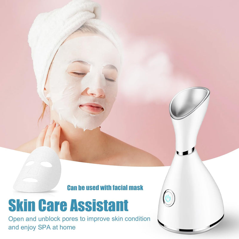 [Australia] - facial Steamers- Facial Steamer For Face, Face Vapor Steamer, Face Mister, Vanity Planet Face Steamer, Face Steamer For Face Professional and gives pure moisturizing effect at home. 