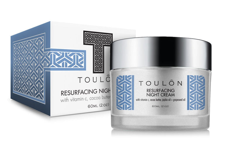 TOULON Night Face Cream For Women - Vitamin C & Cocoa Butter Moisturizer | Natural Vitamin C Night Cream for Dry Skin. Build Collagen, Reduce Fine Lines & Firm Neck & Decollete-Chocolate Scent